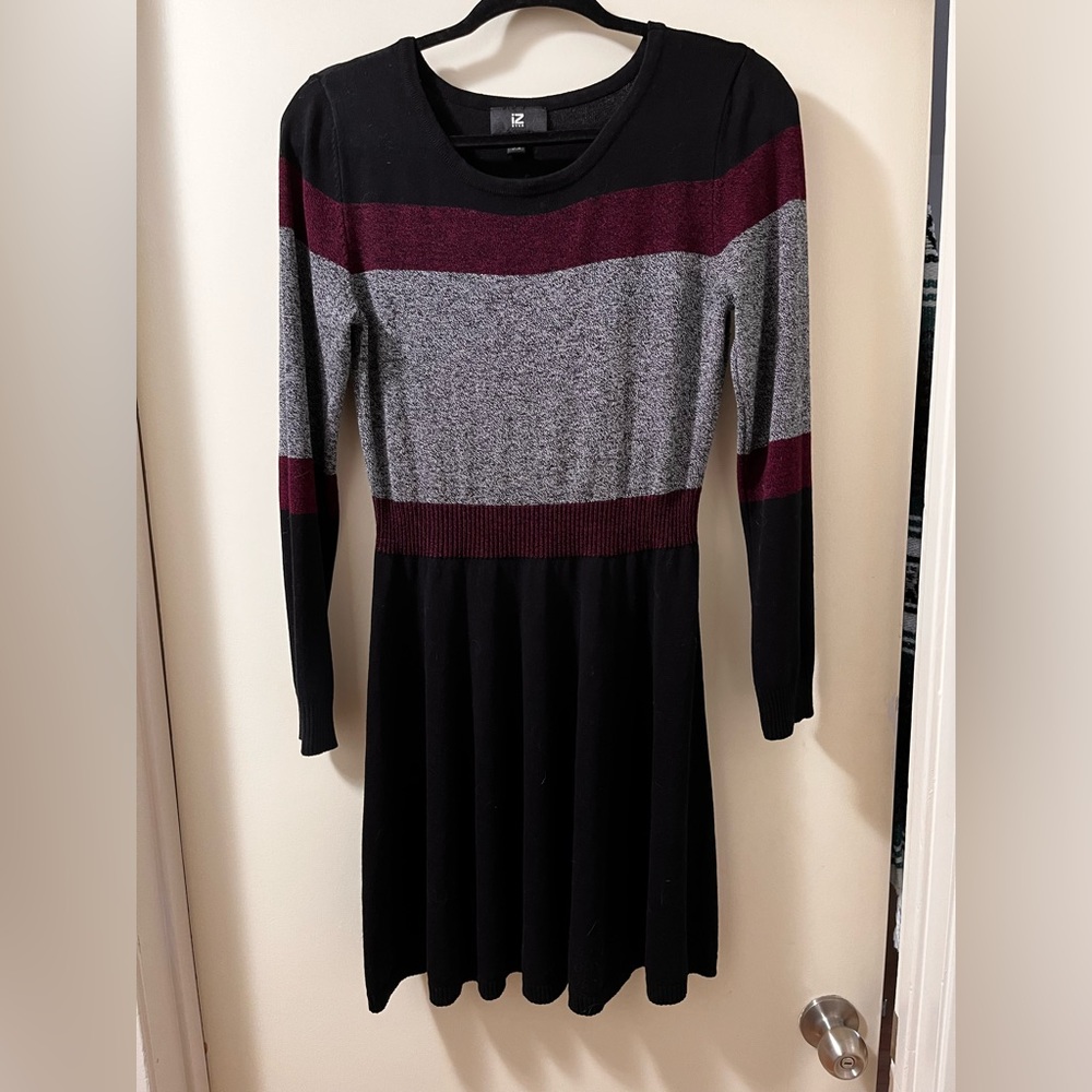 iZ Byer Colorblock Sweater Dress size XL